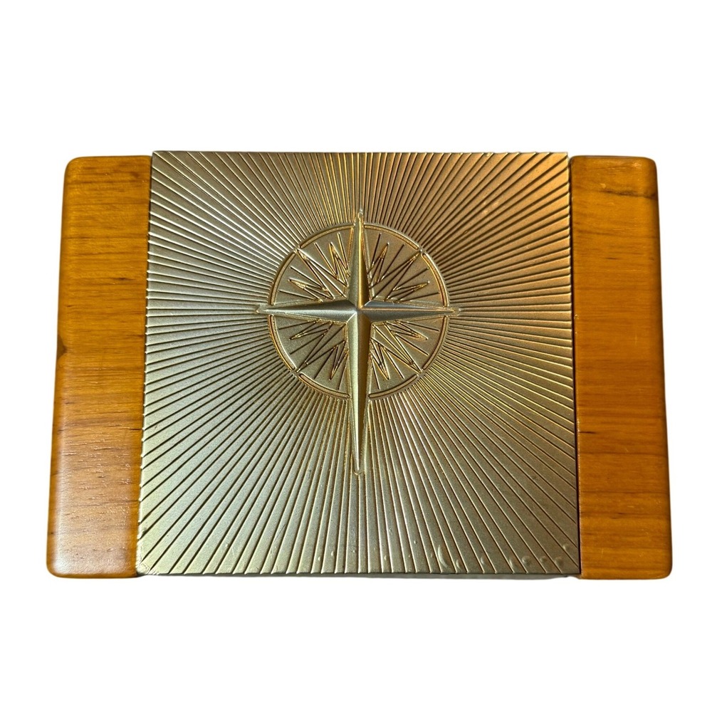Wooden Compass Verse Box Proverbs 3 6‎ Keepsake Gift
